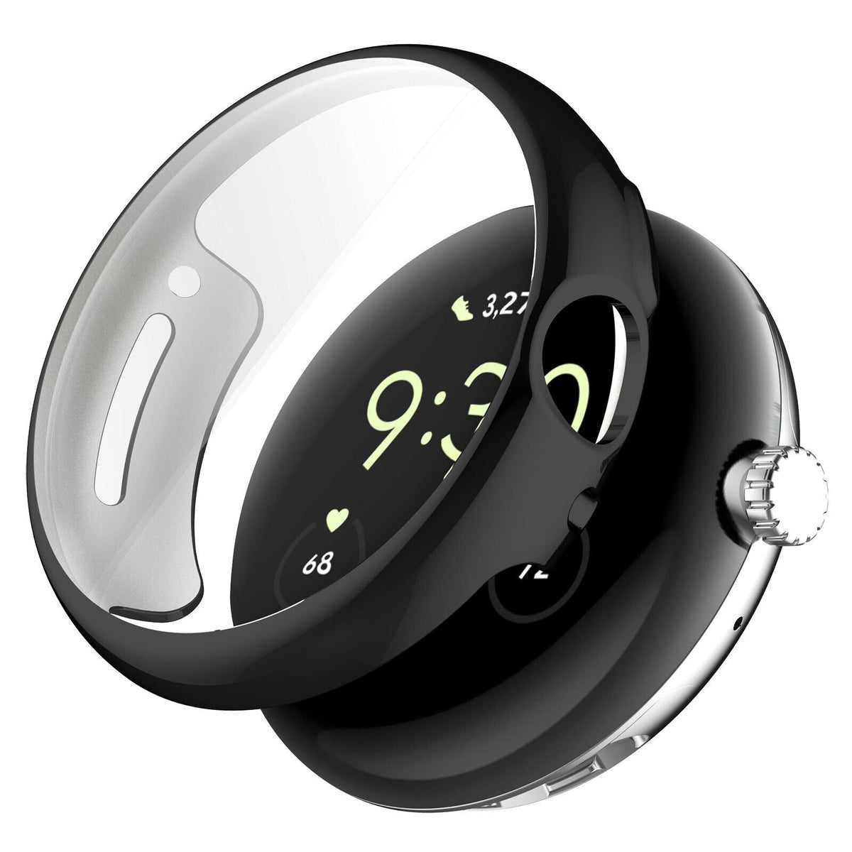 Google Pixel Watch 1/2 TPU case (black)