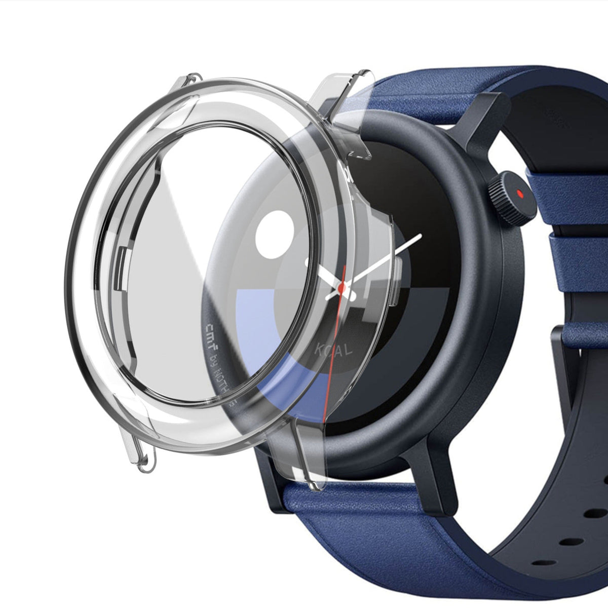 CMF Watch Pro 2 Hard Case with Glass (Transparent)