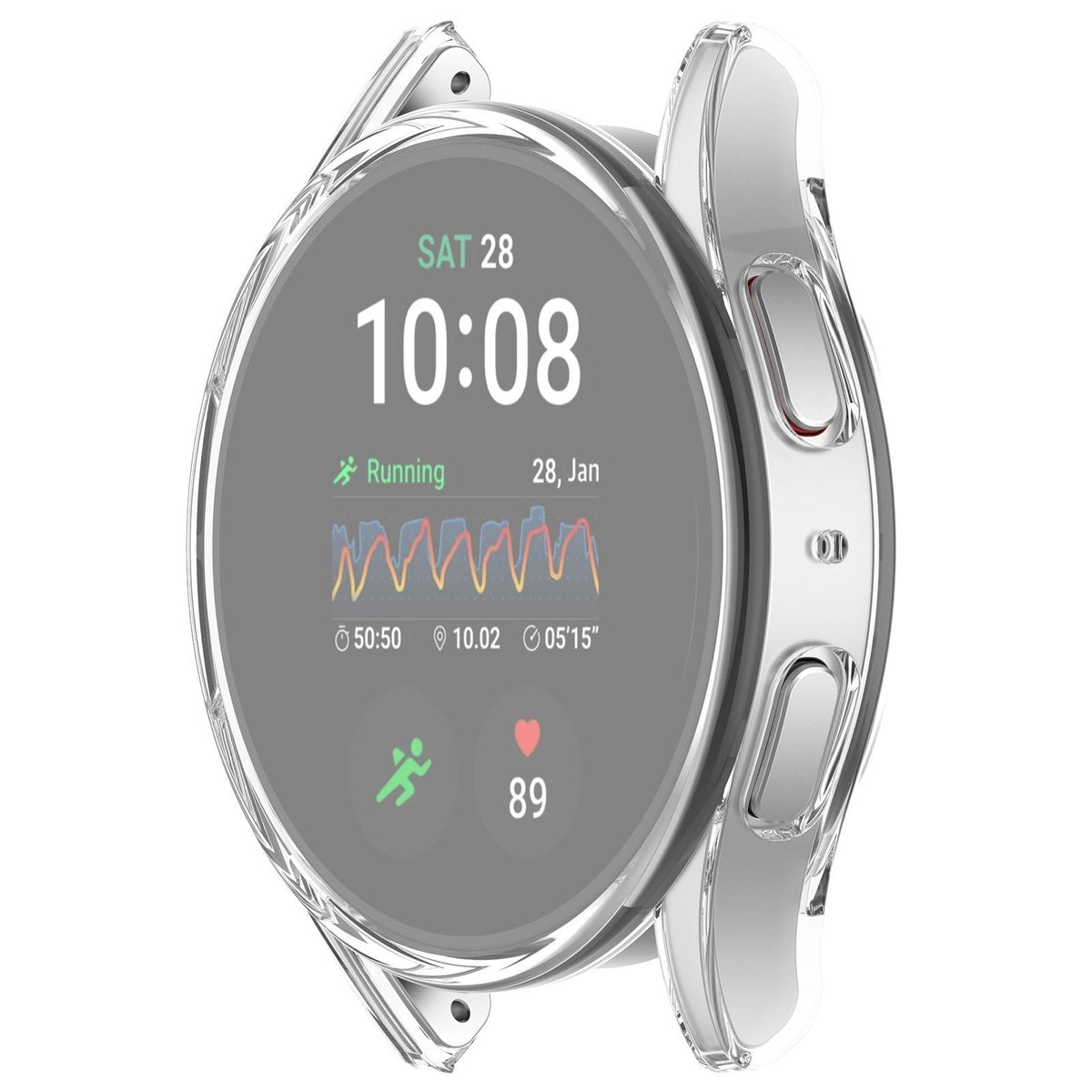 Samsung Galaxy Watch 7 44mm TPU Case (Transparent)