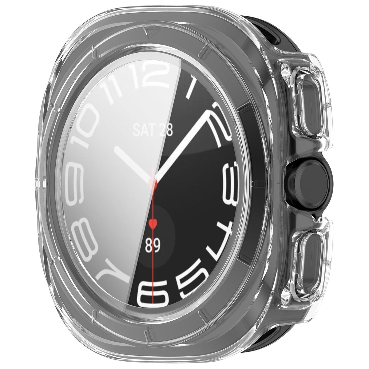 Samsung Galaxy Watch Ultra Hard Case With Glass (Transparent)