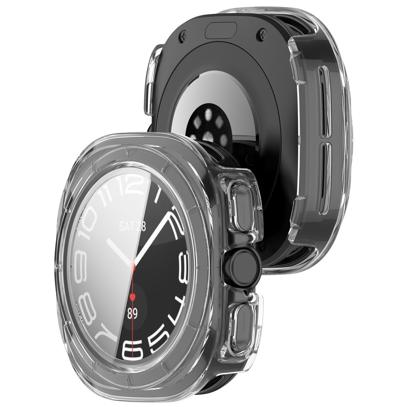 Samsung Galaxy Watch Ultra Hard Case With Glass (Transparent)