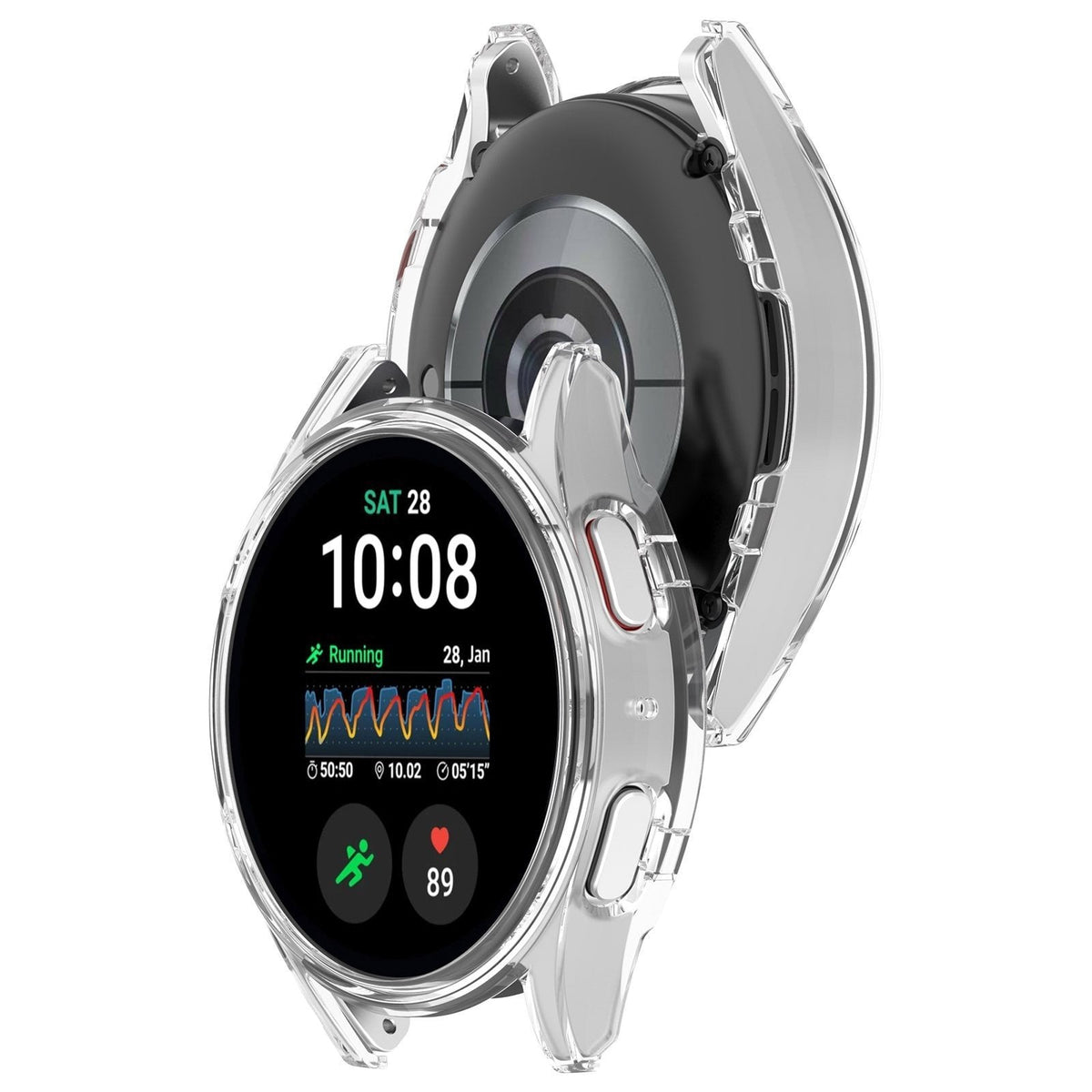 Samsung Galaxy Watch 7 40mm PC Hard Case (Transparent)