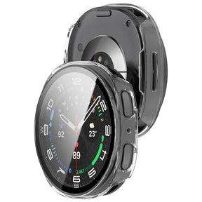 Samsung Galaxy Watch 8 - 44mm Hard Case with Glass (Transparent)