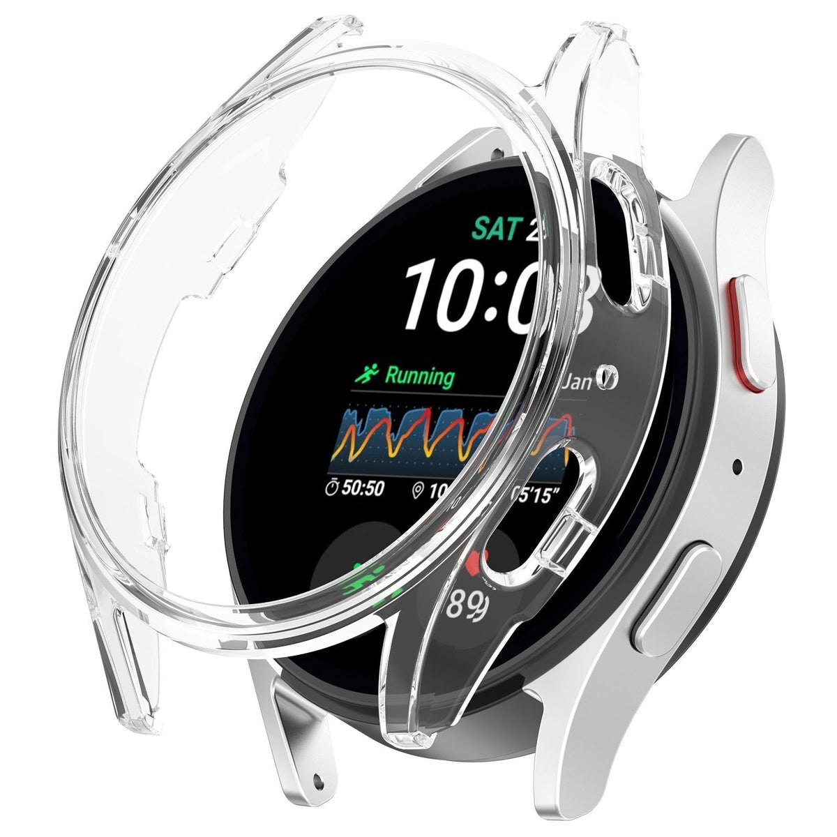Samsung Galaxy Watch 7 44mm PC Hard Case (Transparent)