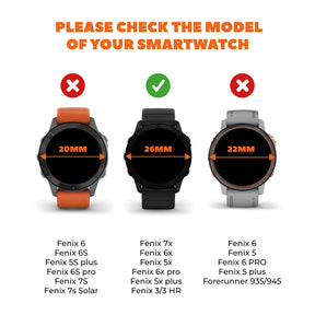 Garmin Fenix 7x (Solar) TPU Case (Black)