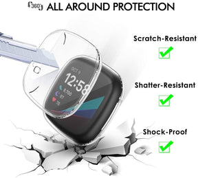 Fitbit Versa 3 Case (Transparent)