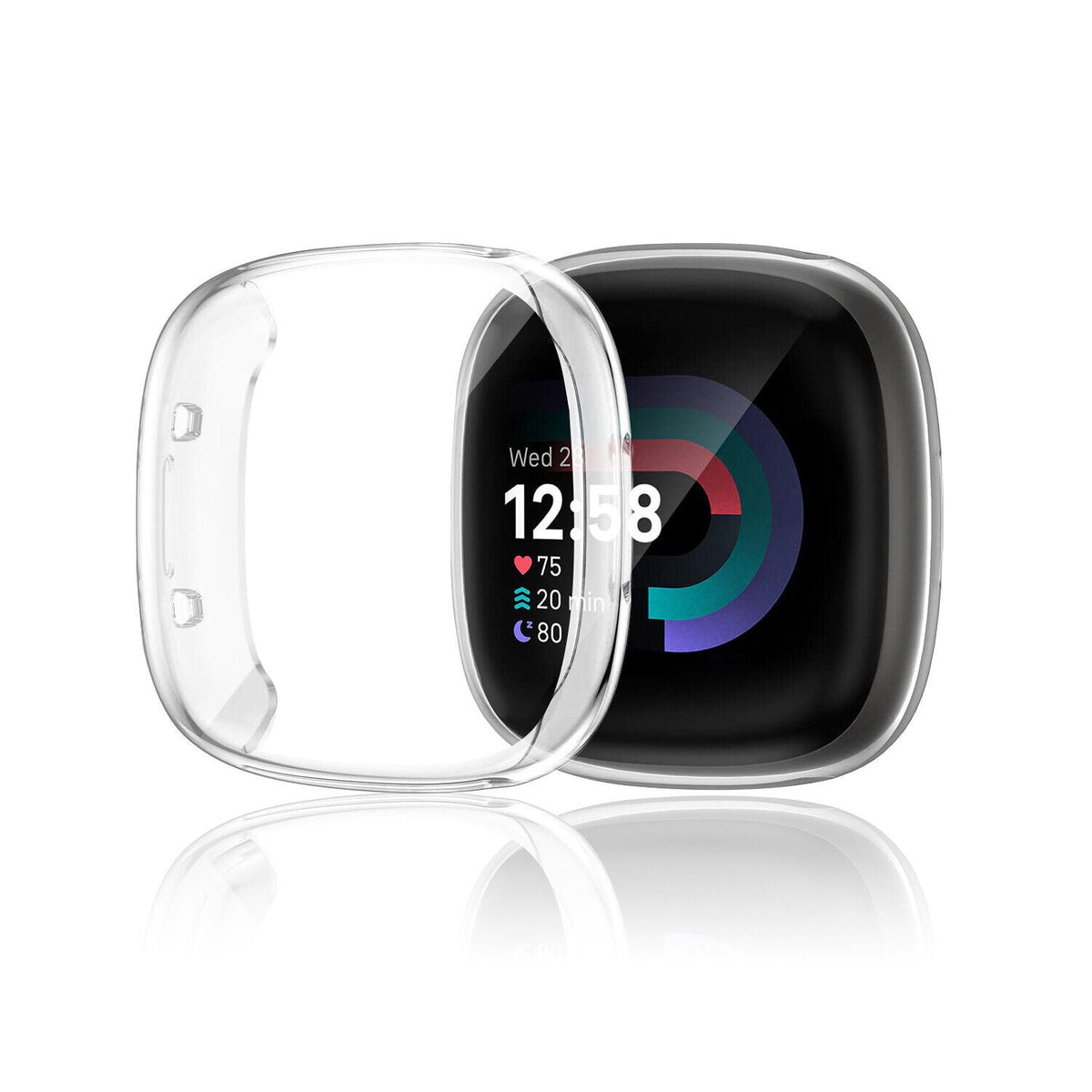 Fitbit Versa 4/Sense 2 TPU Case (Clear)