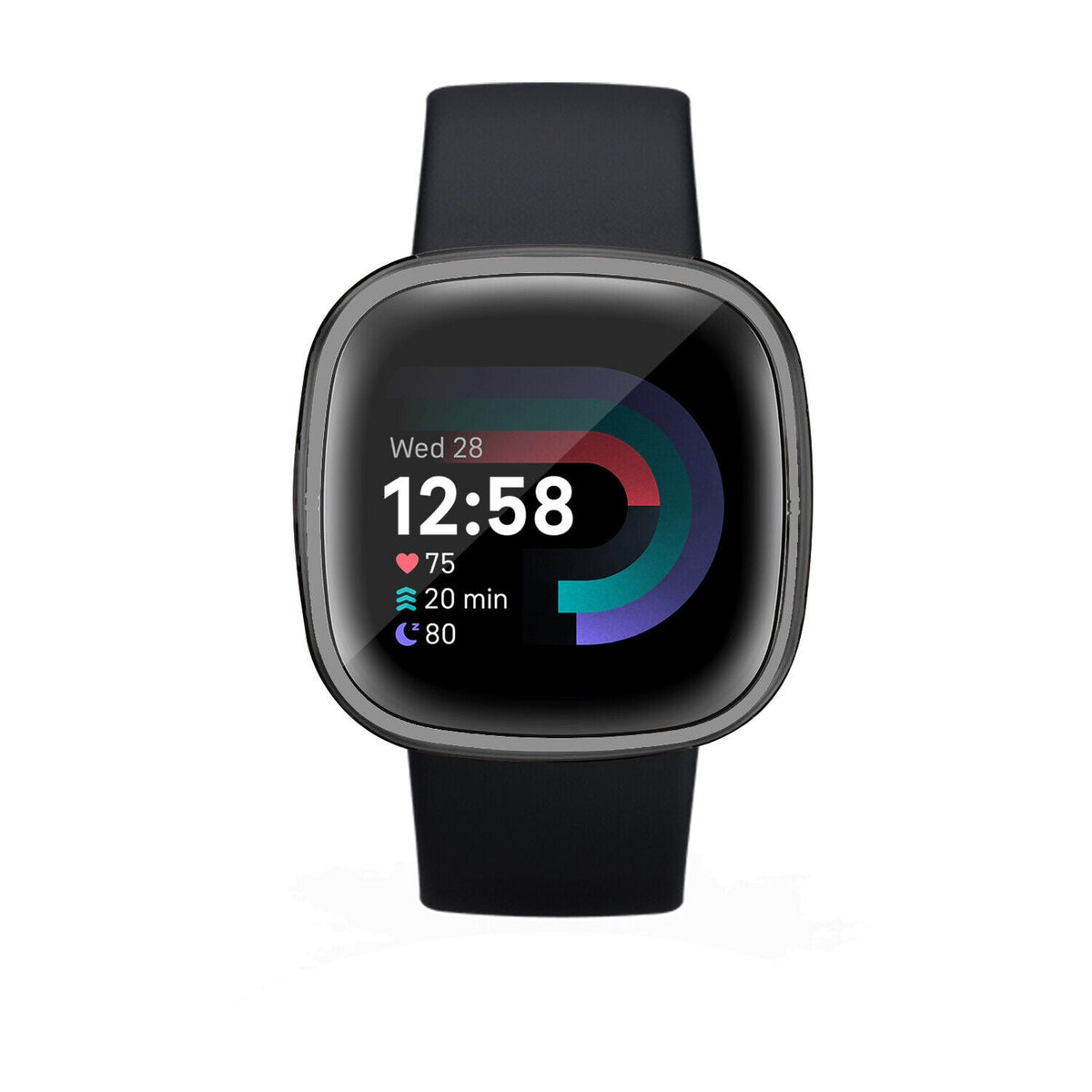 Fitbit Versa 4/Sense 2 TPU Case (Black)
