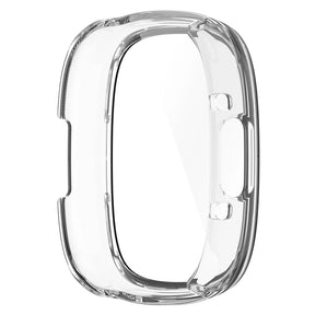 Fitbit Versa 4 / Sense 2 Hard Case with Glass (Transparent)