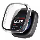 Fitbit Versa 4 / Sense 2 Hard Case with Glass (Transparent)