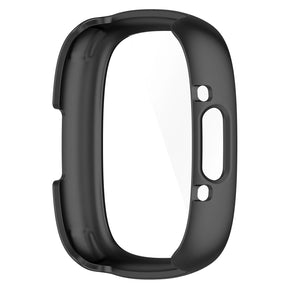 Fitbit Versa 4 / Sense 2 Hard Case with Glass (Black)