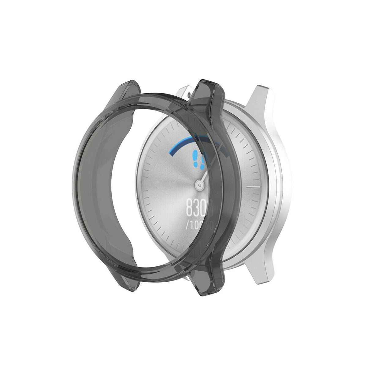 Garmin Vivomove Style/Luxe TPU Cover (Transparent-Black)