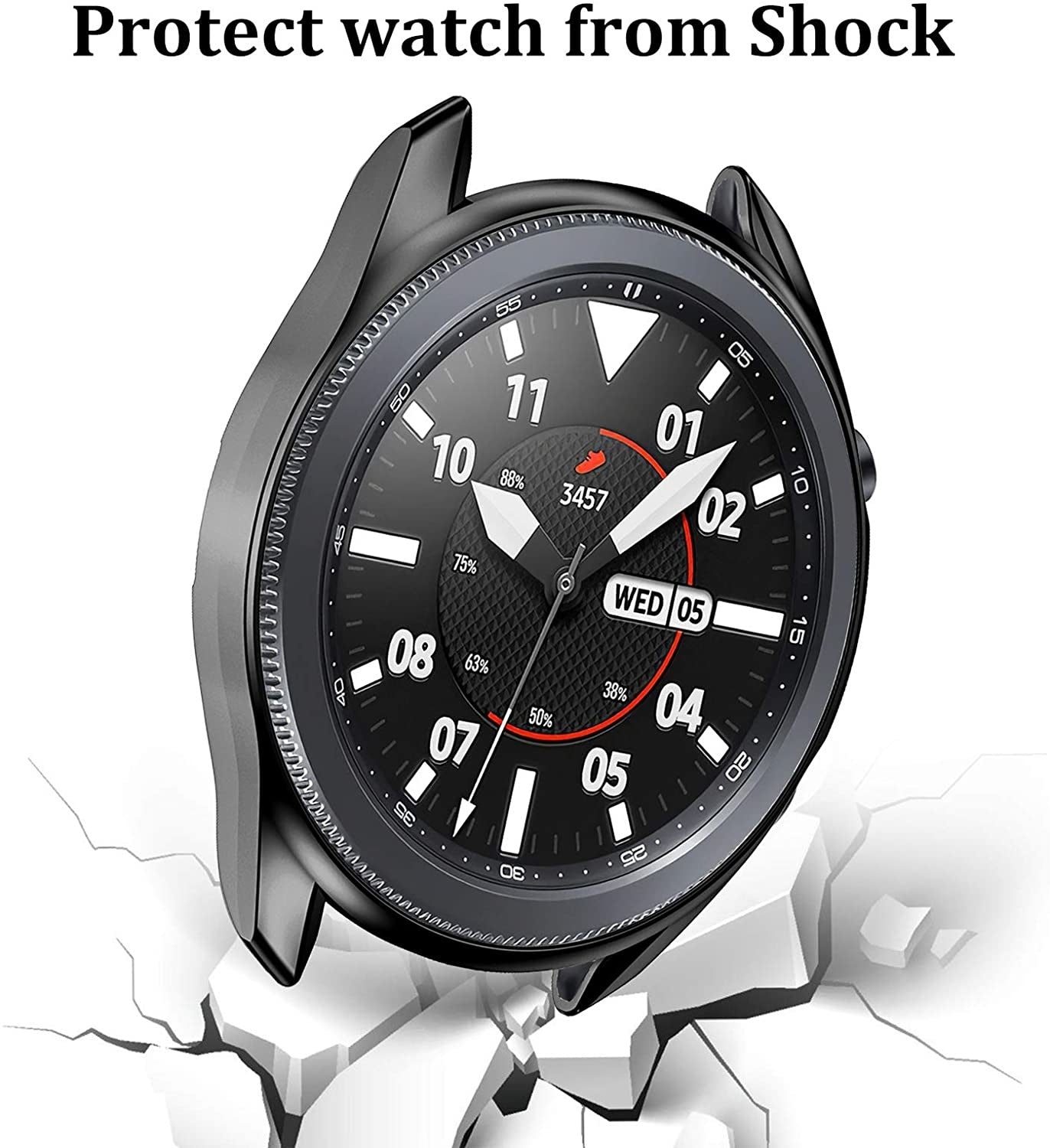 Samsung Galaxy Watch 3 45mm Case (Black)