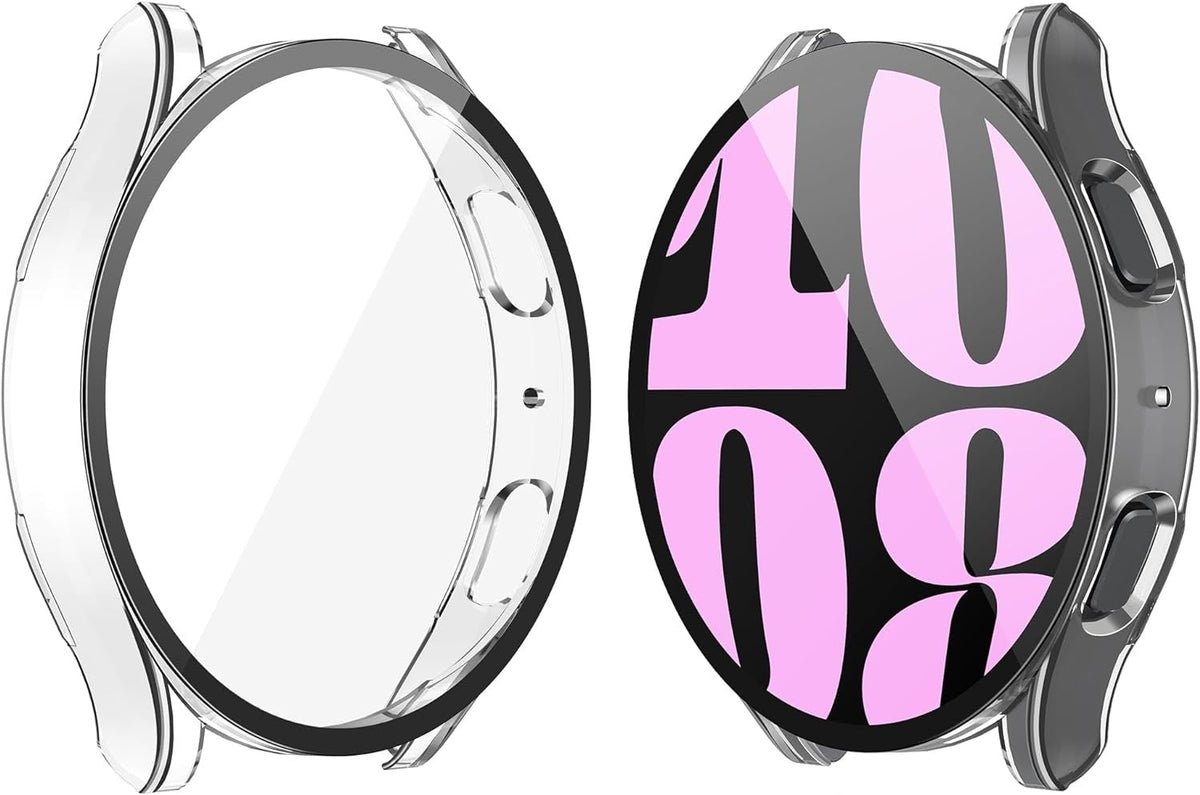 Samsung Galaxy Watch 6 40mm PC Hard Case with Glass (Transparent)