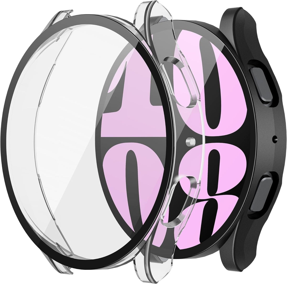 Samsung Galaxy Watch 6 40mm PC Hard Case with Glass (Transparent)