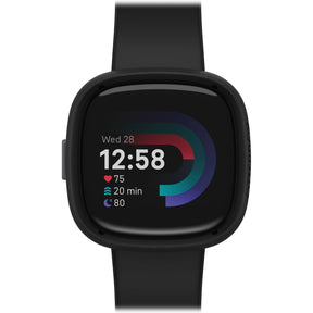 OtterBox Fitbit Versa 4 Silicone Bumper Case (Black)