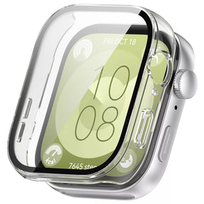 Huawei Watch Fit 3 Hard Case With Glass (Transparent)