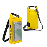 2L Waterproof Dry Touch Screen Bag Roll-Top Pool Outdoor Gear Storage